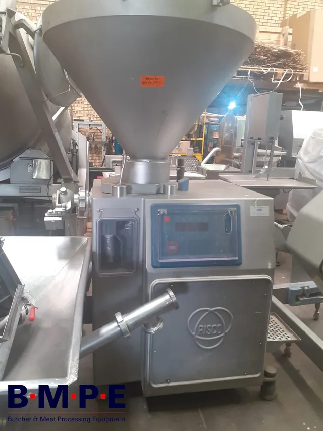 Refurbished Risco vacuum sausage filler with hopper and digital controls