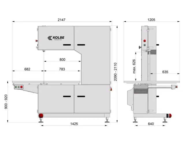 Kolbe Foodtec K800FT Bandsaw