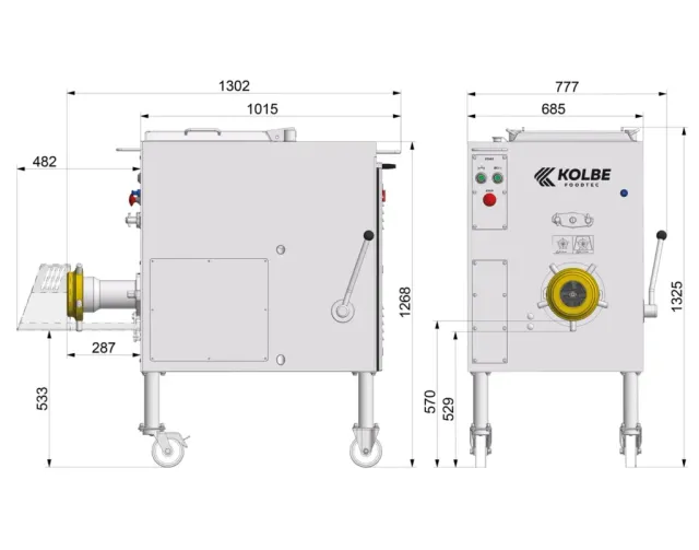 Kolbe Foodtec MW114-80 Mixer Grinder
