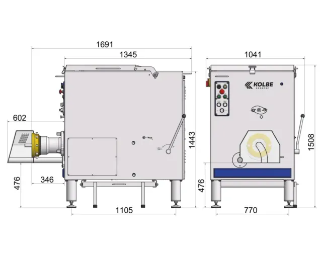 Kolbe Foodtec MW160-200 Mixer Grinder
