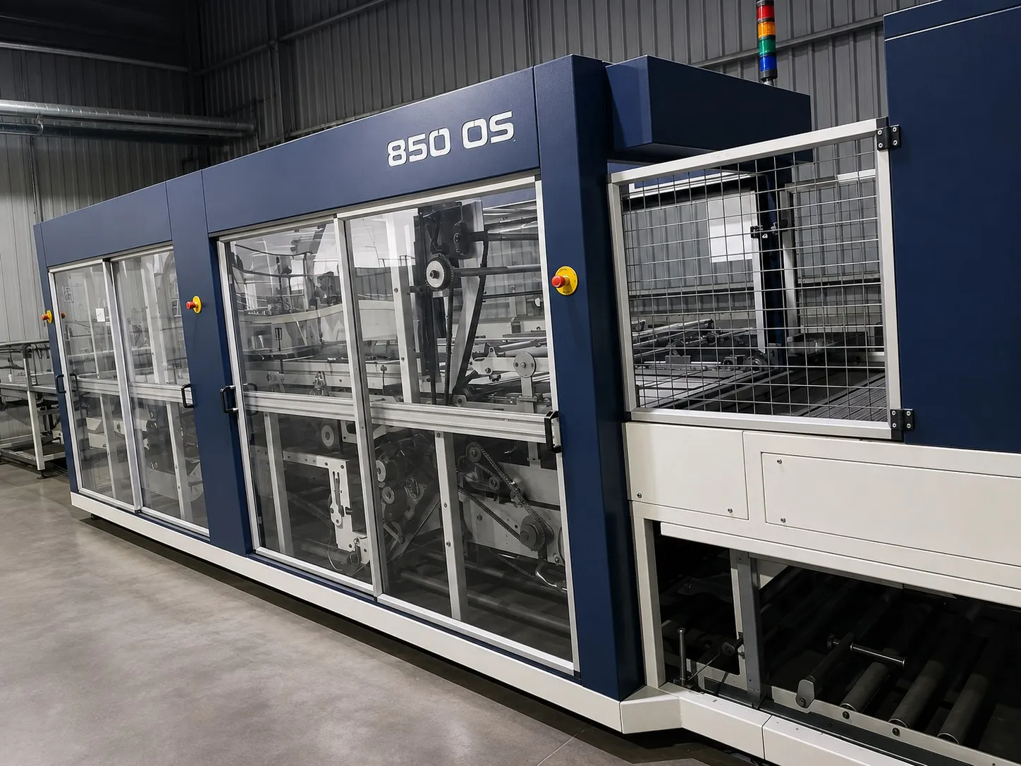 The 850 OS canning machine — the heart of the recovered line