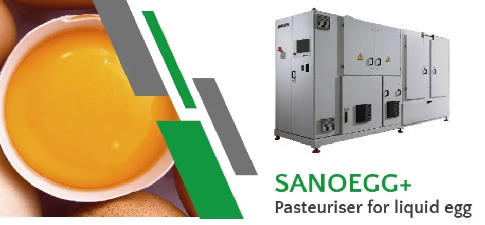 Stalam SANOEGG+ radio frequency liquid egg pasteurisation equipment