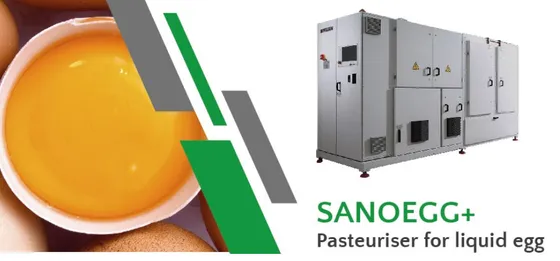 Stalam SANOEGG+ radio frequency liquid egg pasteurisation equipment